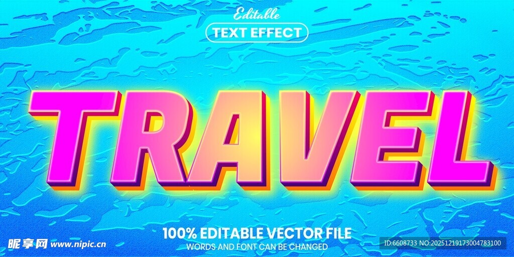 缤纷旅行主题设计元素