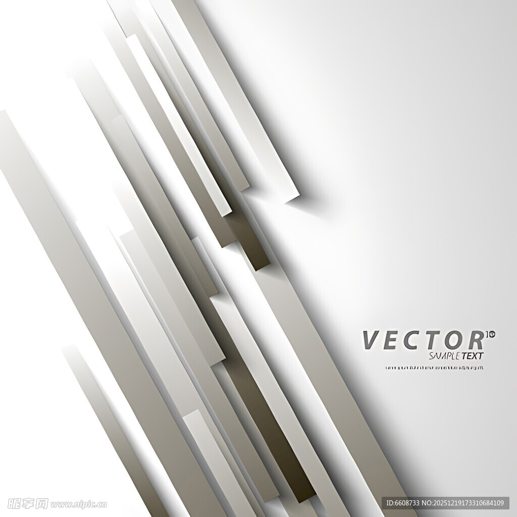 简约几何线条矢量背景图