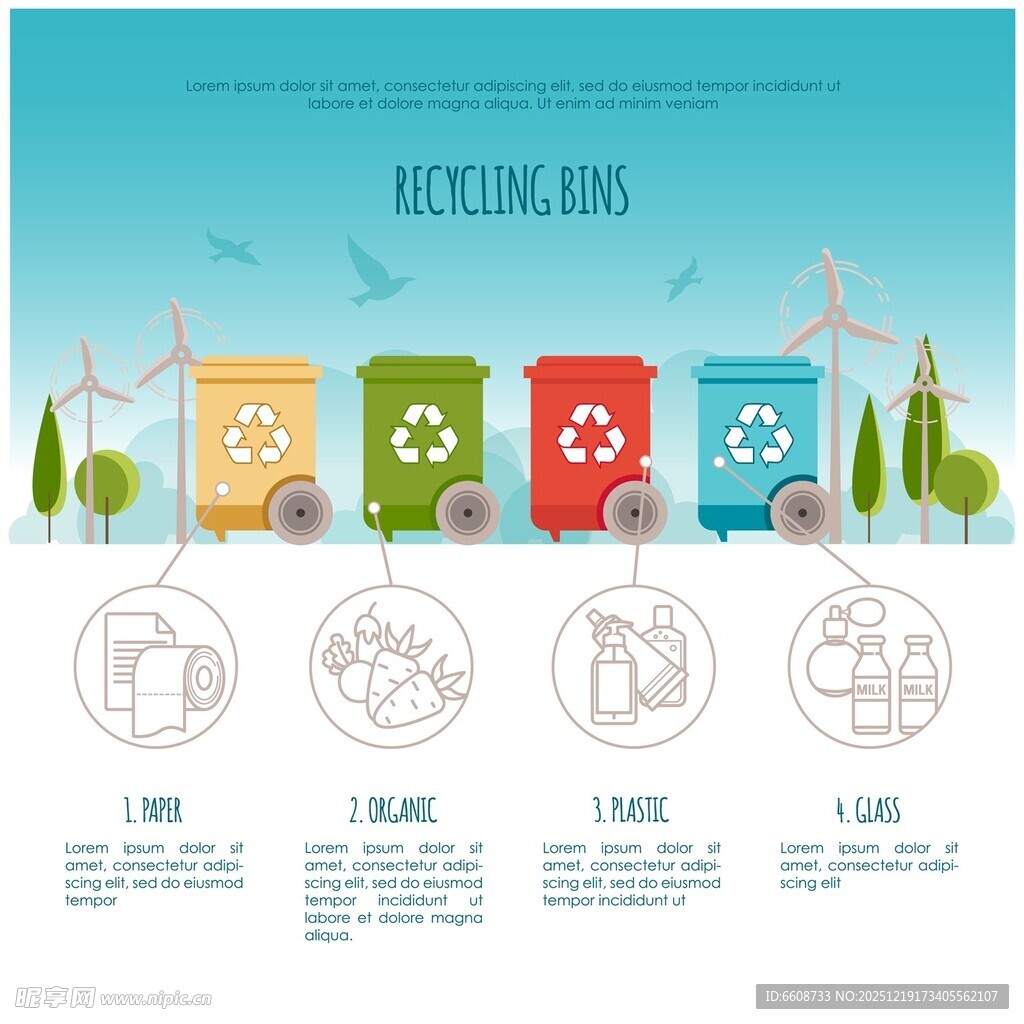 垃圾分类环保宣传图