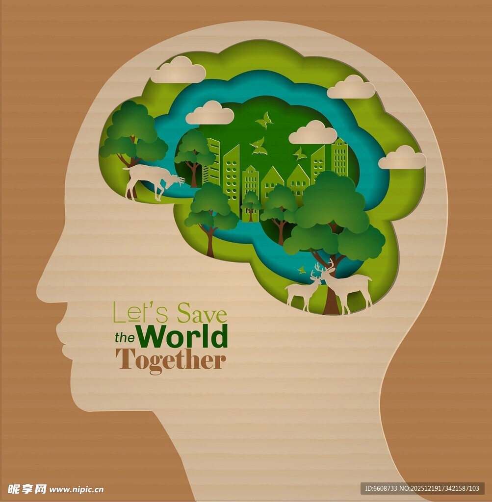 脑海中的绿色世界