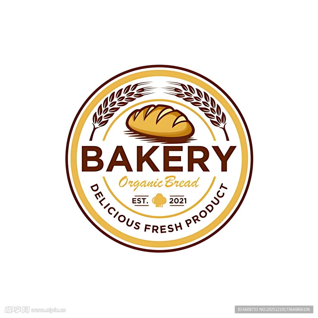 面包店标志设计