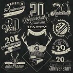 周年纪念装饰元素集合