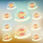 复古风格徽章标志设计