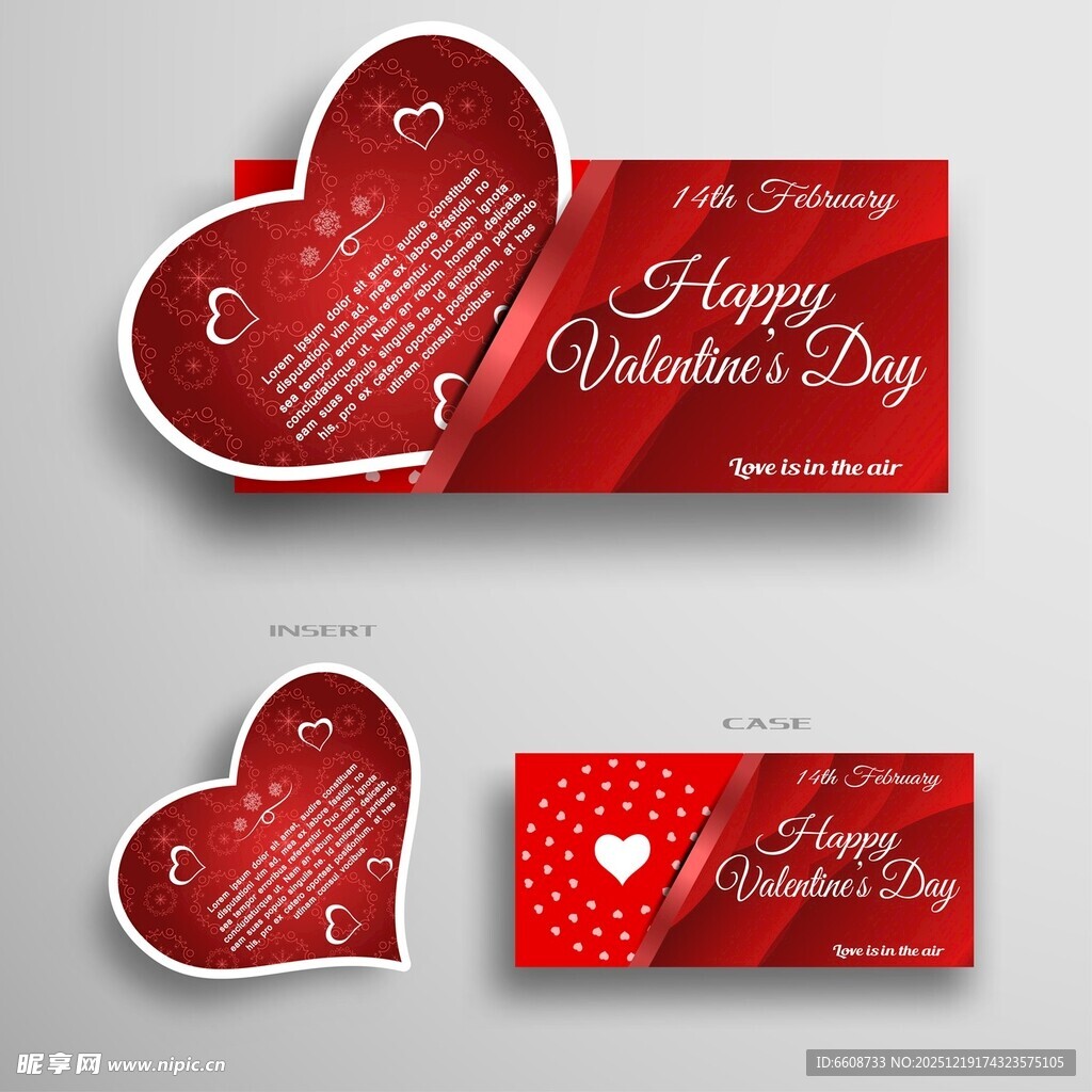 情人节爱心贺卡设计