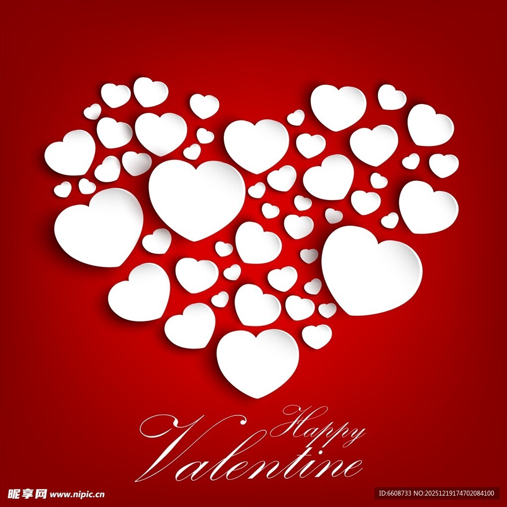 情人节爱心背景图