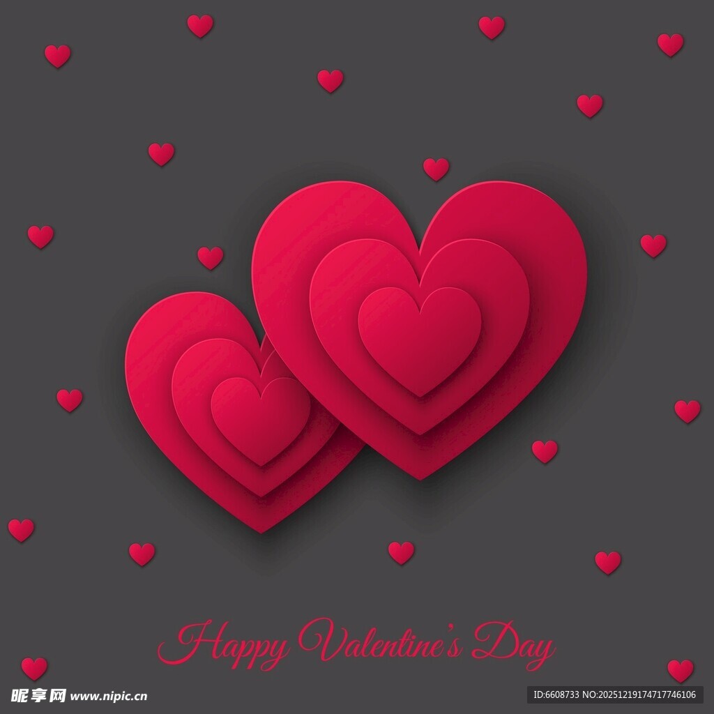 情人节爱心装饰图案