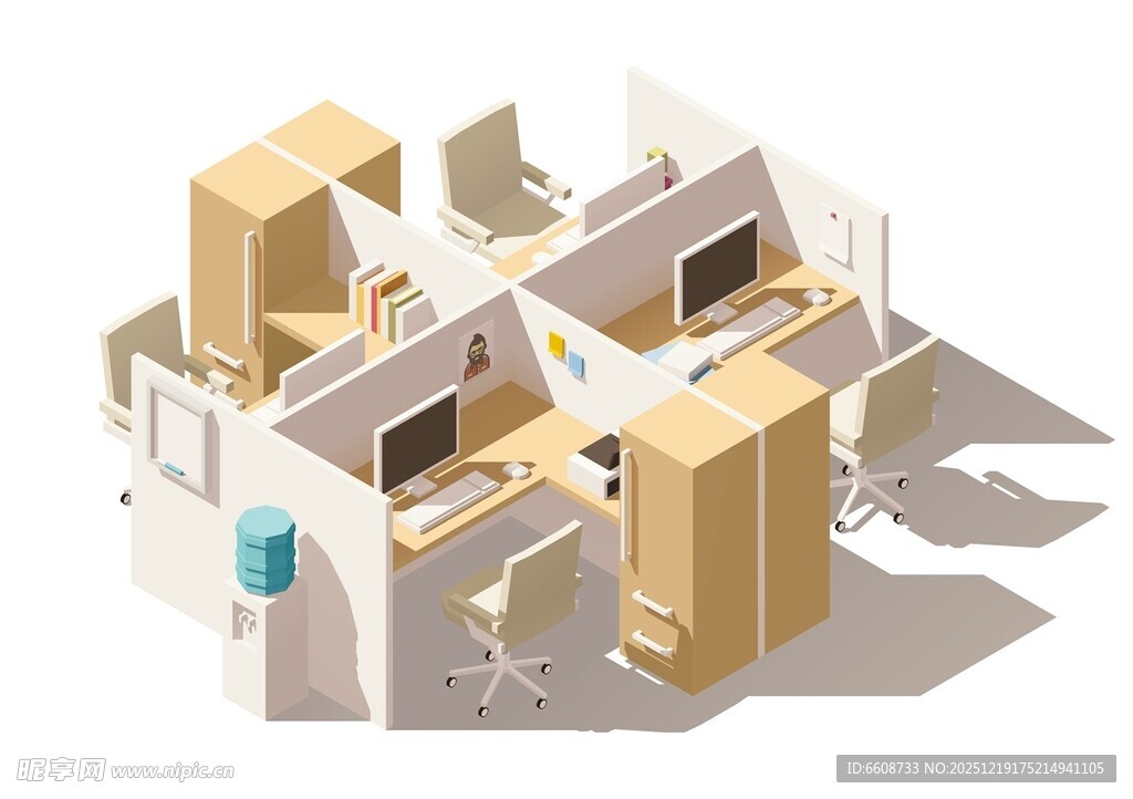 简约现代室内3D模型设计