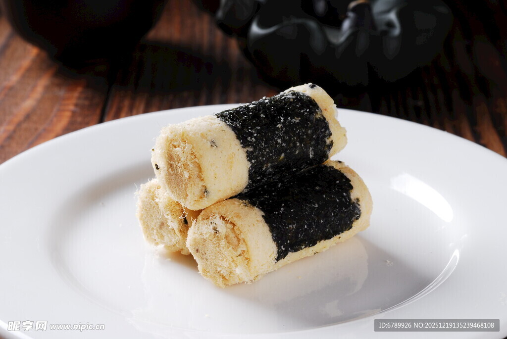 美味澳门风味海苔蛋卷