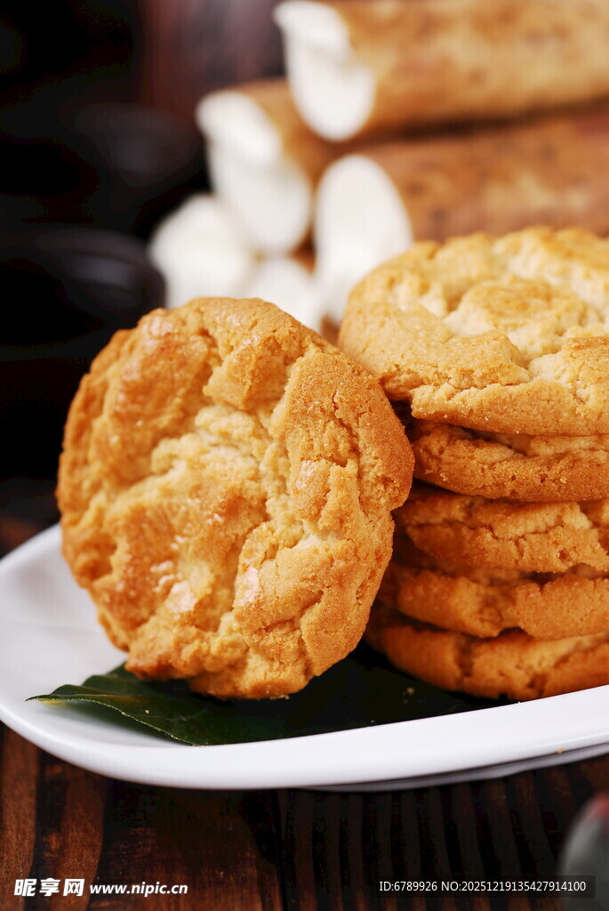 美味酥脆桃酥饼