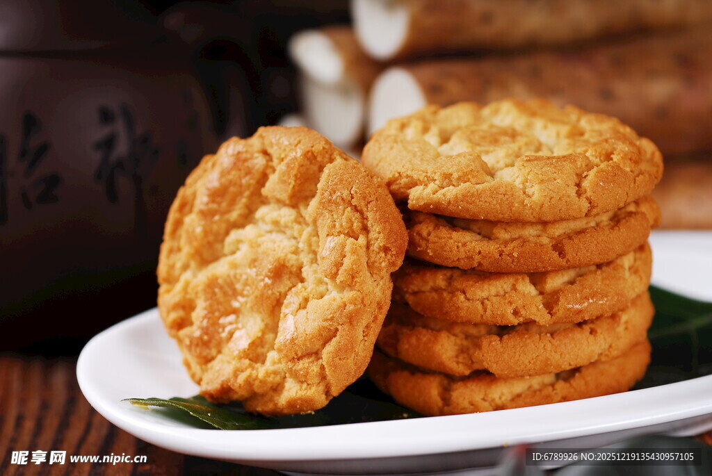 美味酥脆桃酥饼