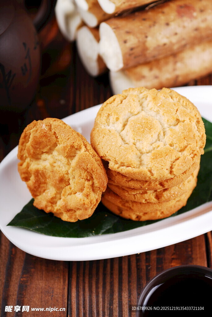 美味酥脆桃酥饼