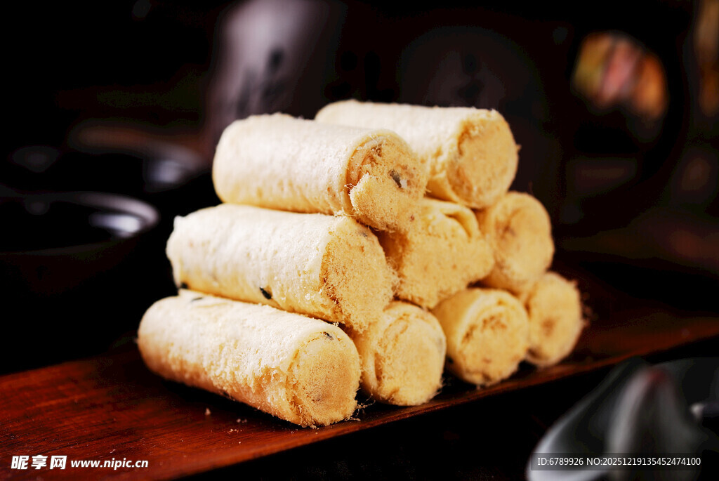 美味澳门风味蛋卷