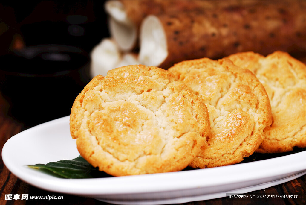 美味酥脆桃酥饼