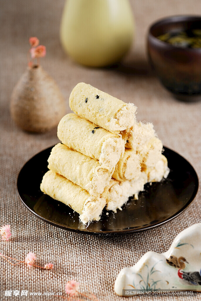 美味澳门风味蛋卷