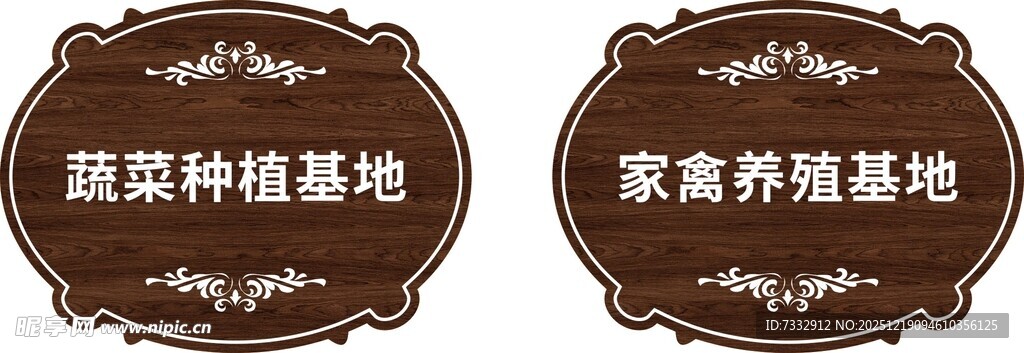 家禽养殖标识牌