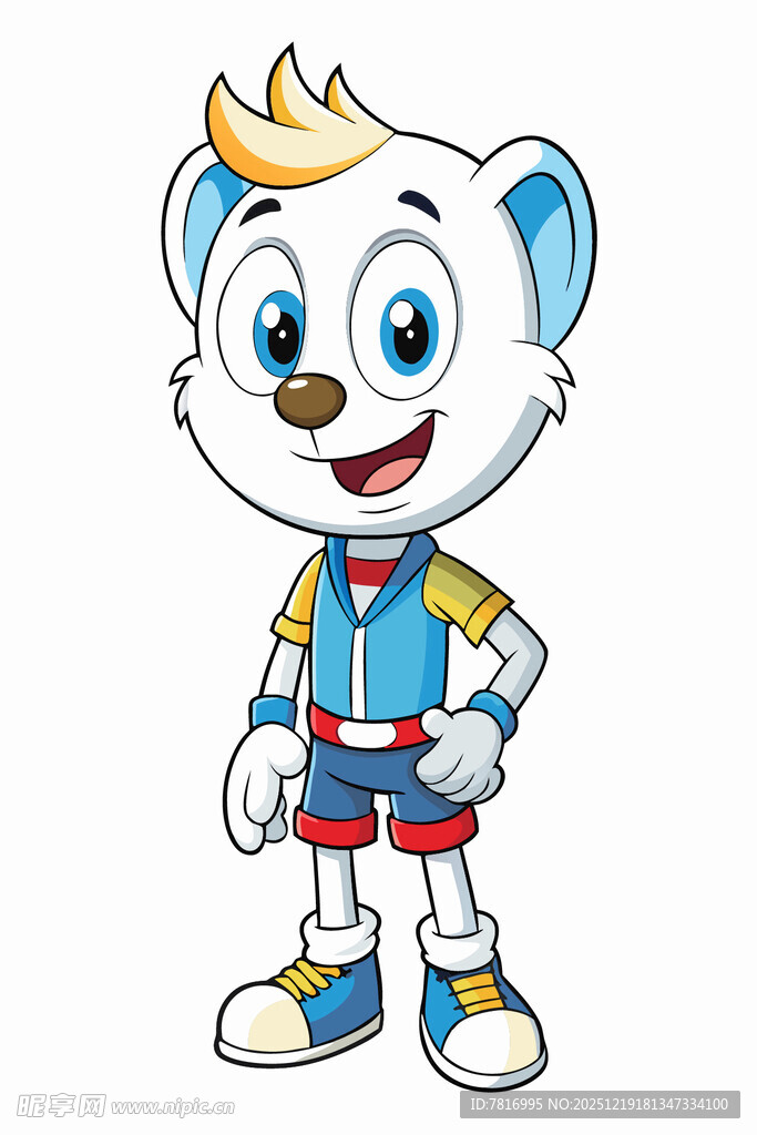 可爱卡通小熊形象