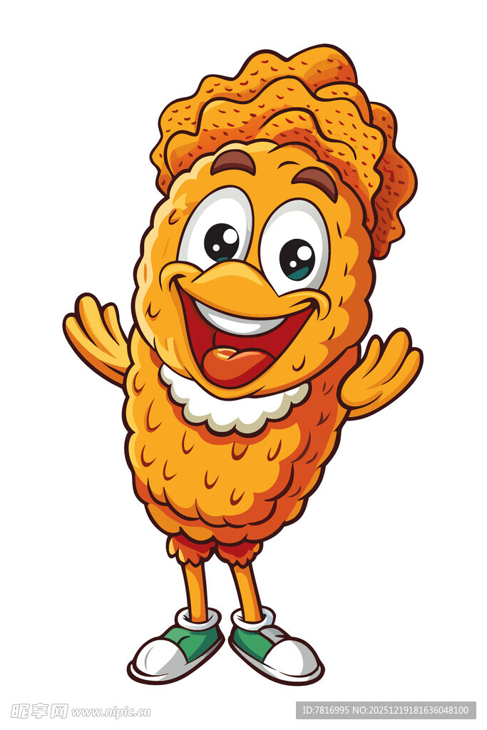 欢乐炸鸡卡通形象