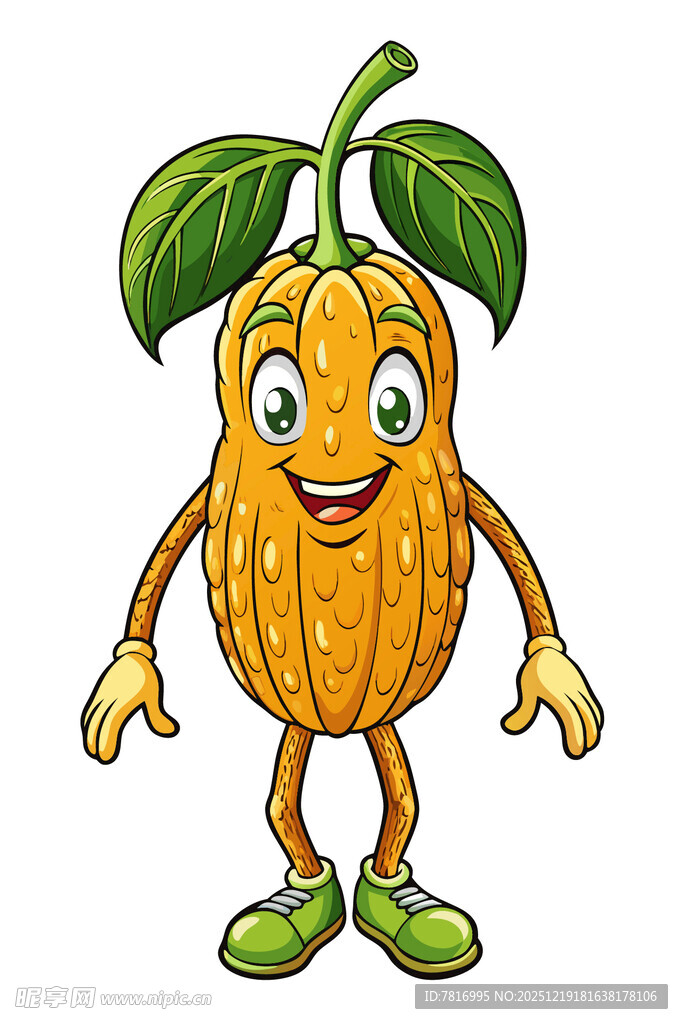 卡通南瓜人偶形象