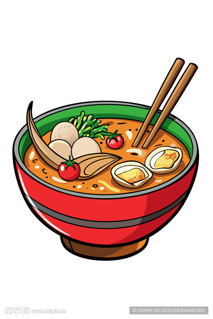 美味丰盛的特色汤面