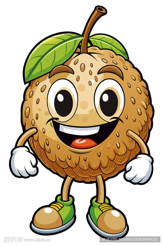 可爱荔枝卡通形象