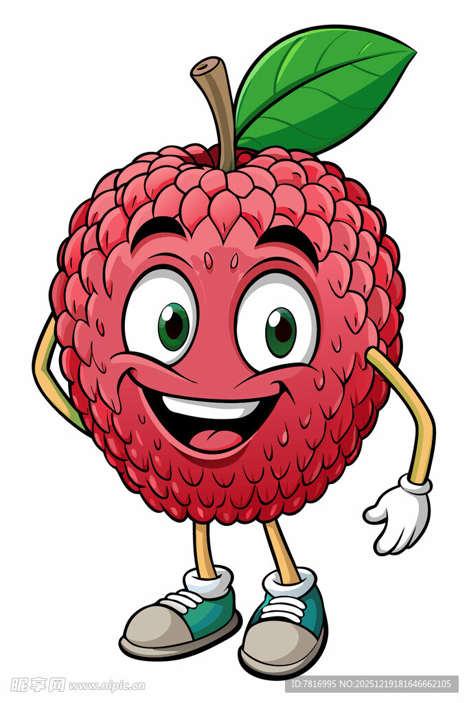 可爱荔枝卡通形象