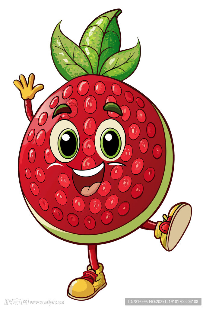 可爱荔枝卡通形象