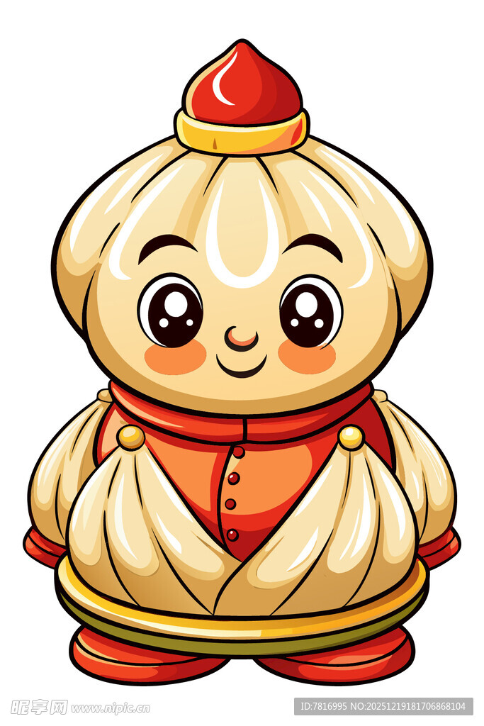 可爱包子卡通形象