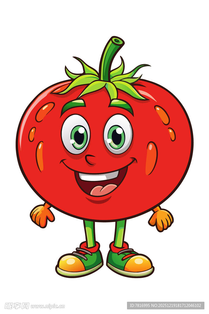 可爱番茄卡通形象