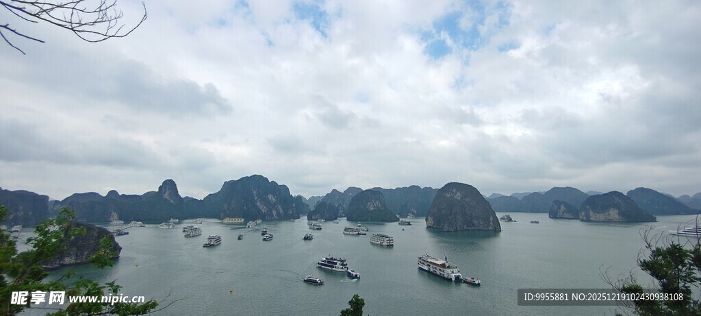 越南下龙越南下龙湾美丽海景风光