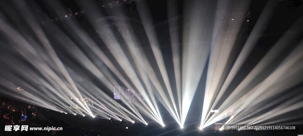 大湾区澳门舞台炫彩灯光效果