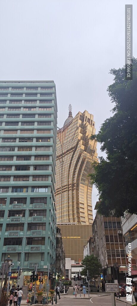 大湾区澳巴塞罗那街景与独特建筑