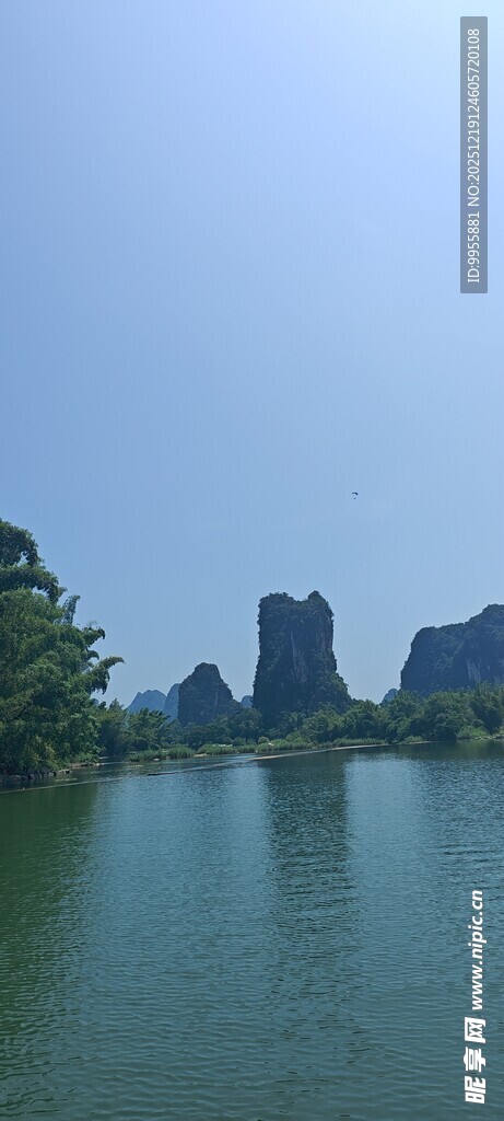 广西桂林阳朔秀丽山水风光图