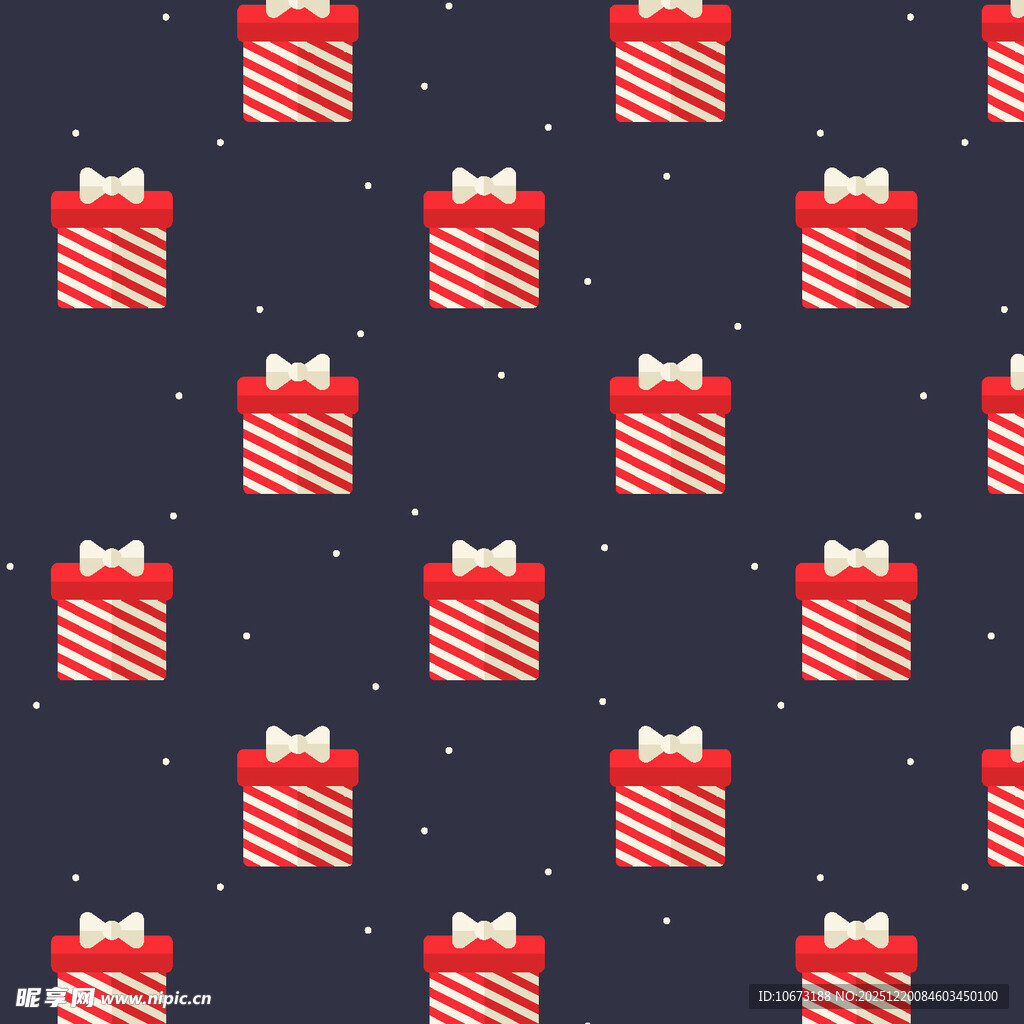 圣诞礼物图案背景