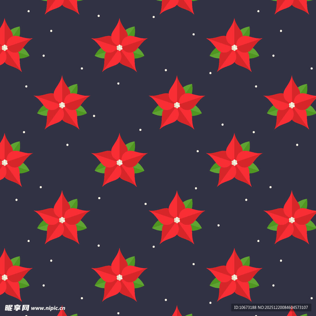 圣诞星星图案背景