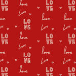 红色爱心LOVE图案背景