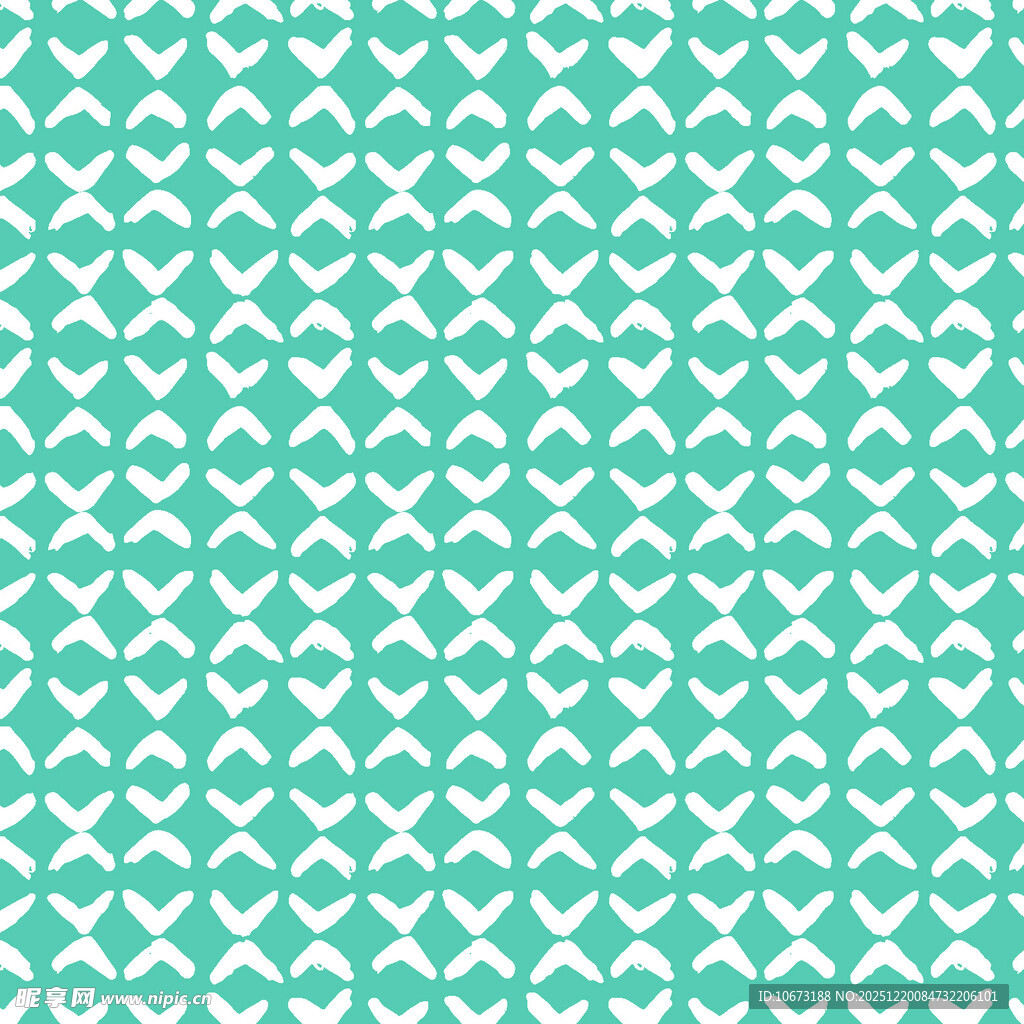 清新绿白几何图案纹理