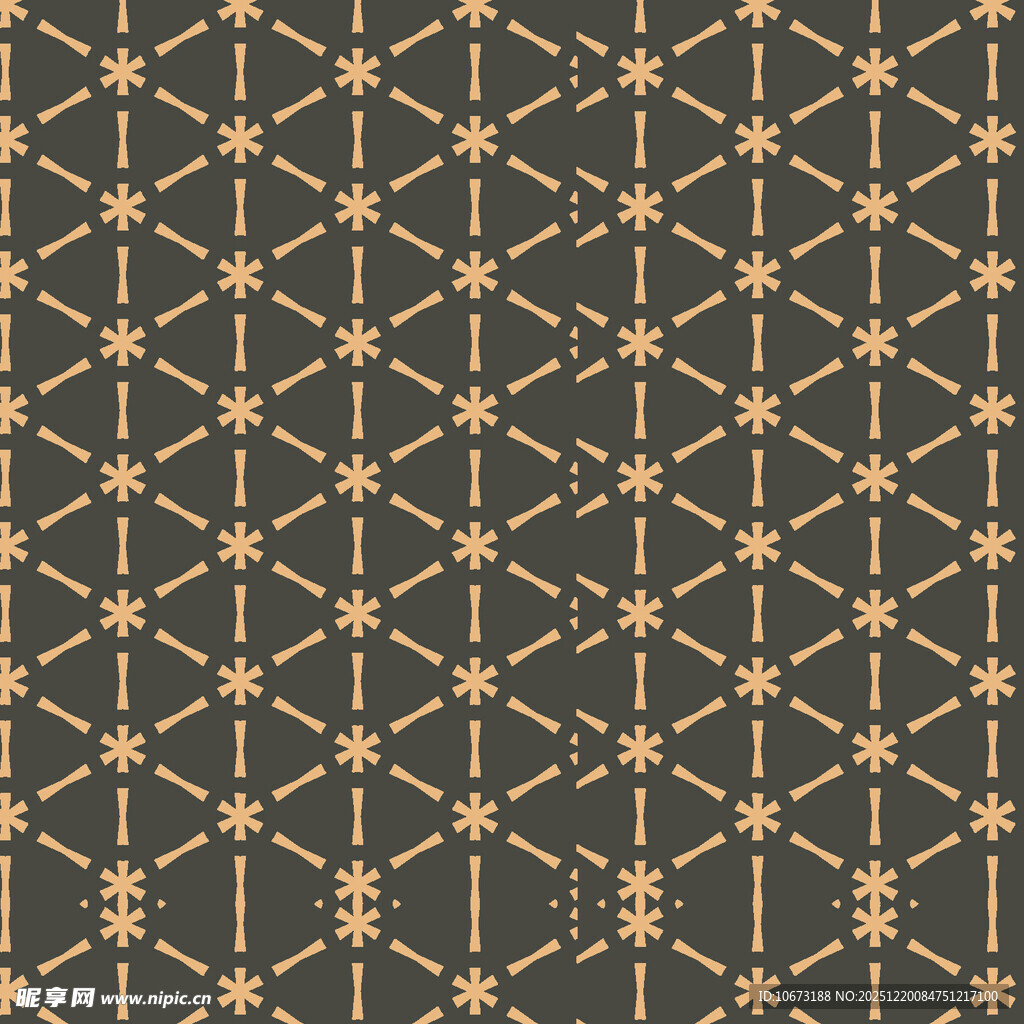 几何花纹深色无缝图案