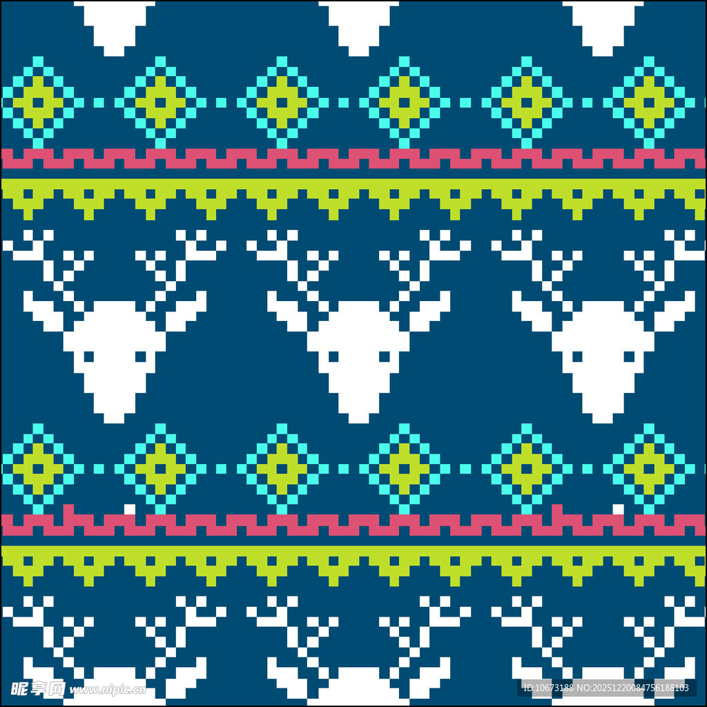 北欧风针织图案纹理