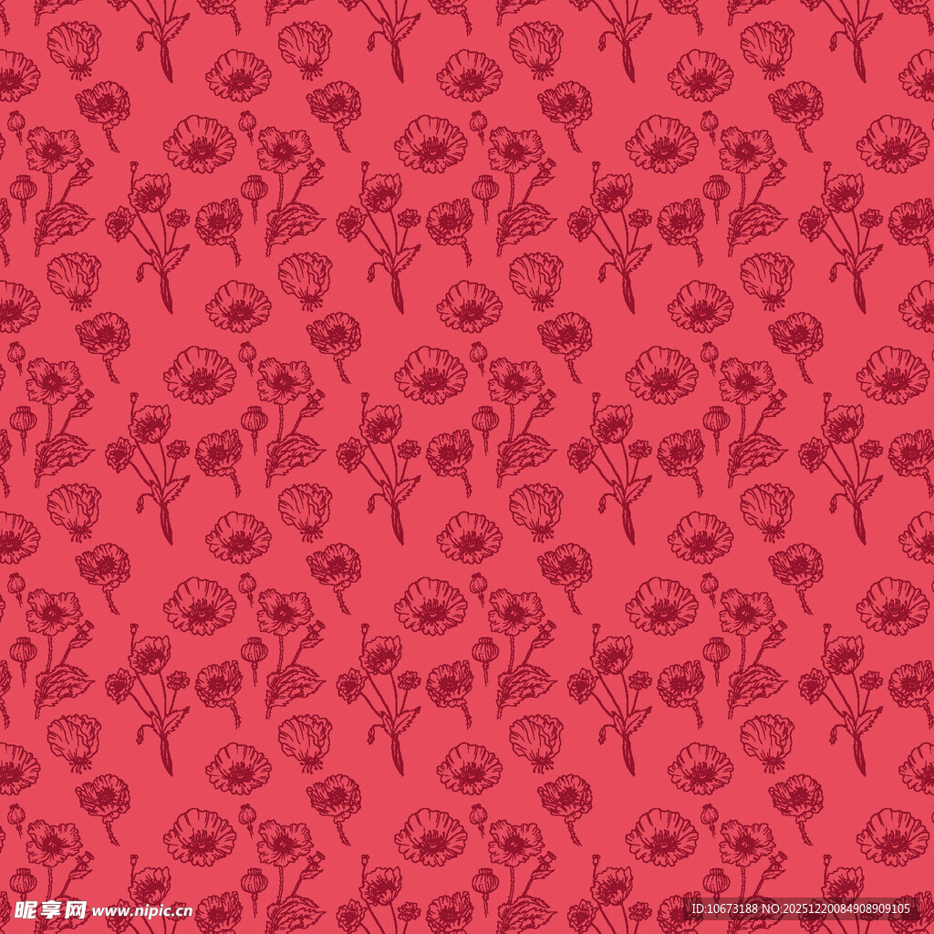 粉红色花朵图案背景