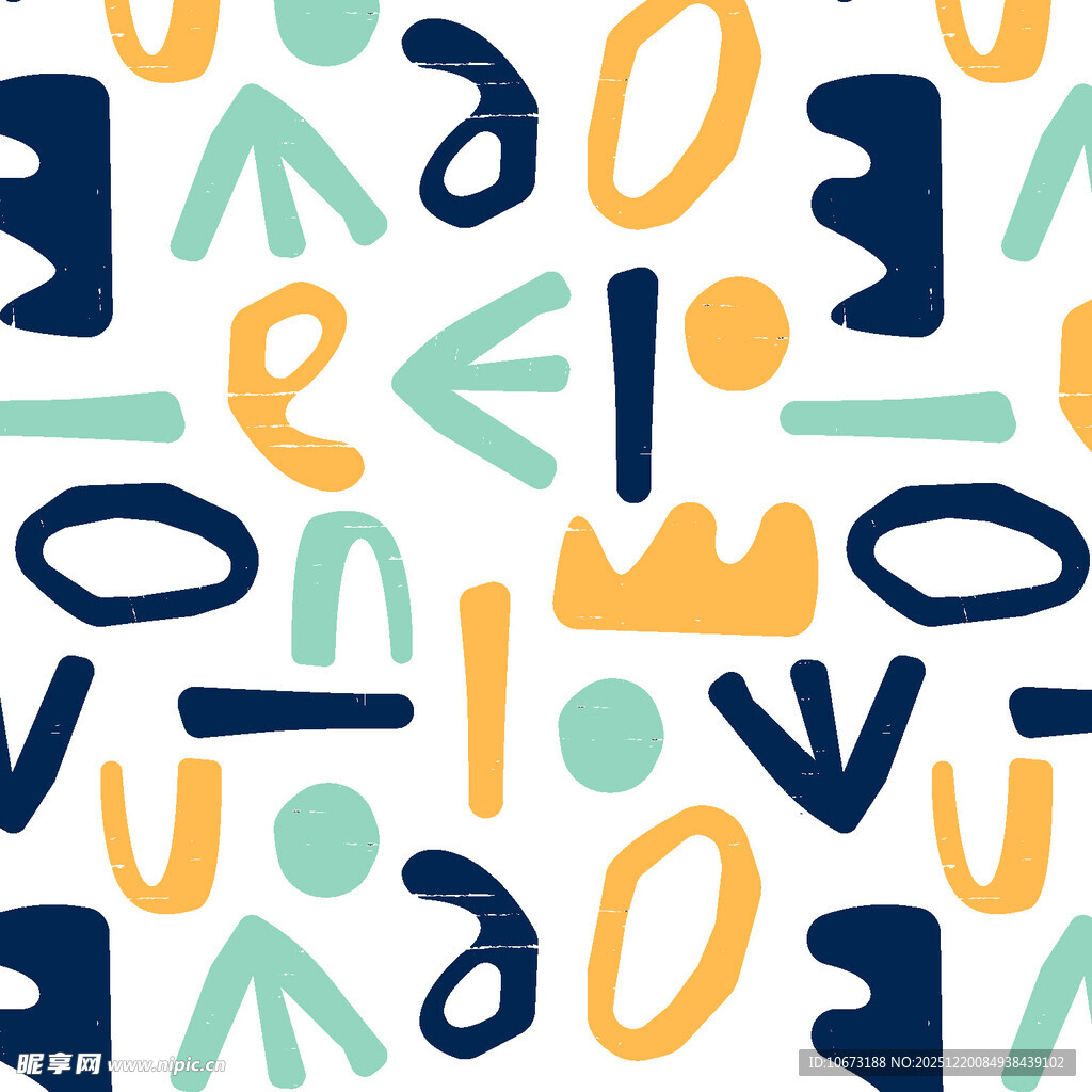 几何形状多彩图案背景