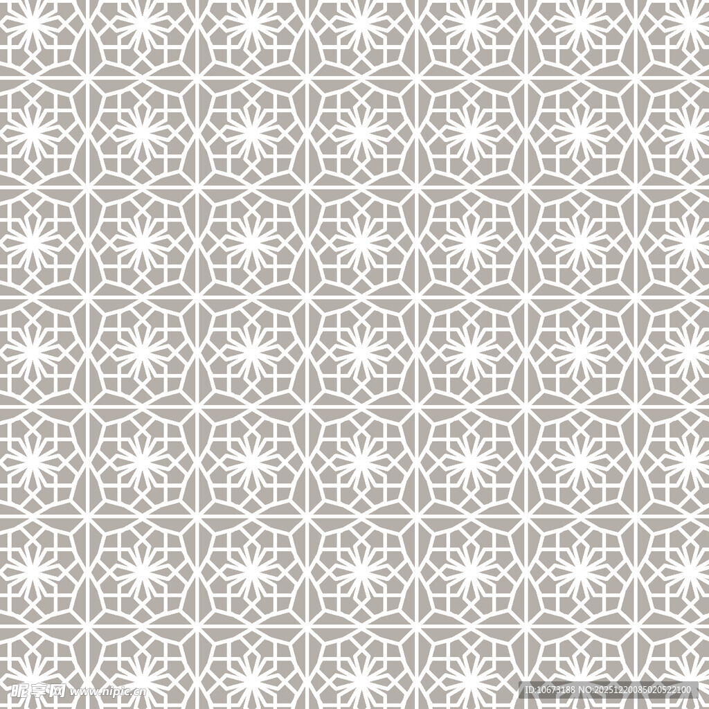 几何花纹无缝图案背景