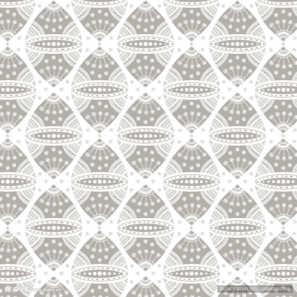 几何花纹无缝图案背景