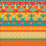 多彩民族风几何图案纹理