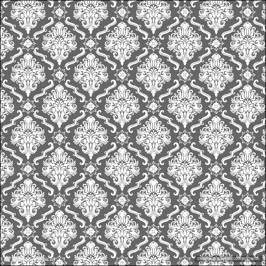 几何菱形花纹图案