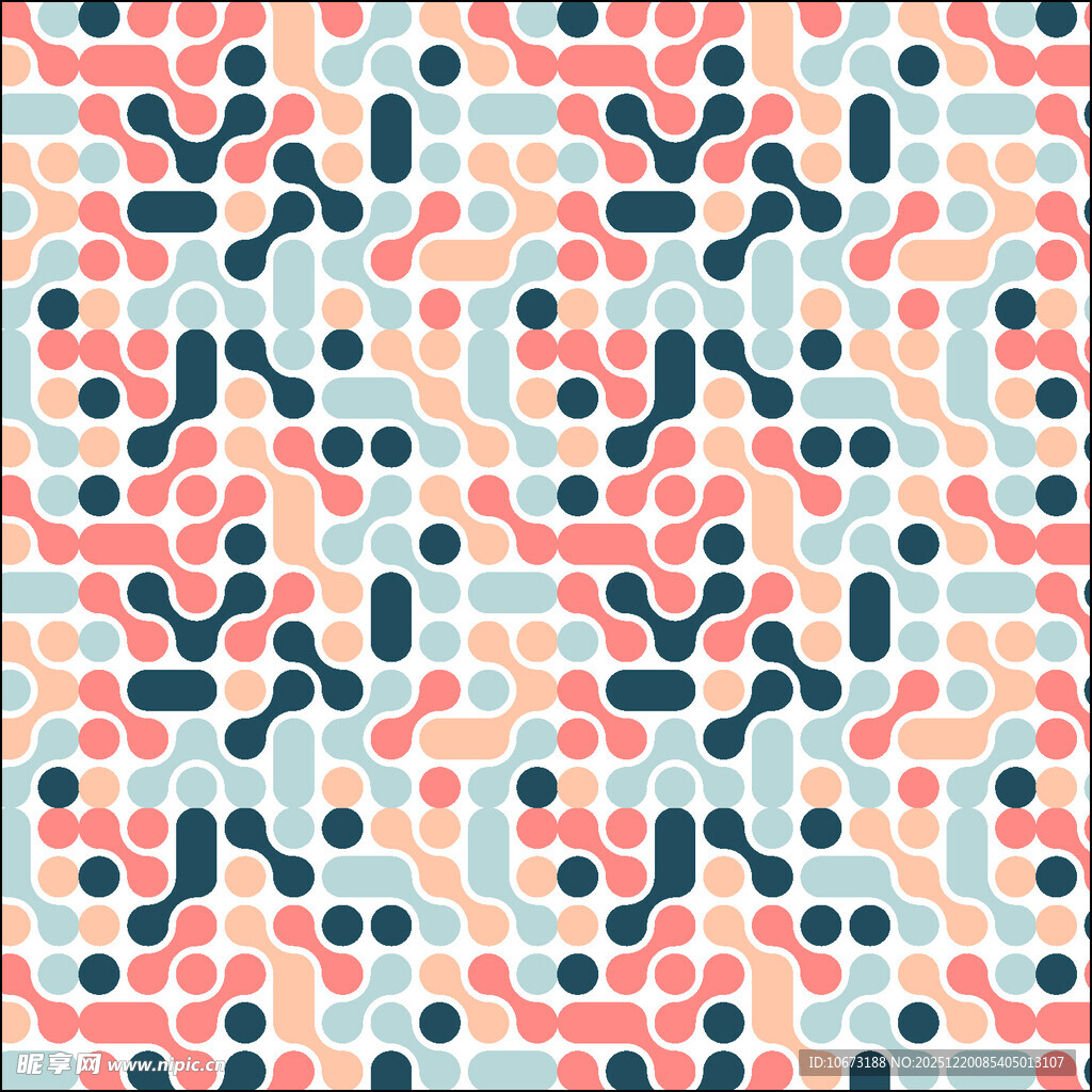 几何图案多彩抽象背景图