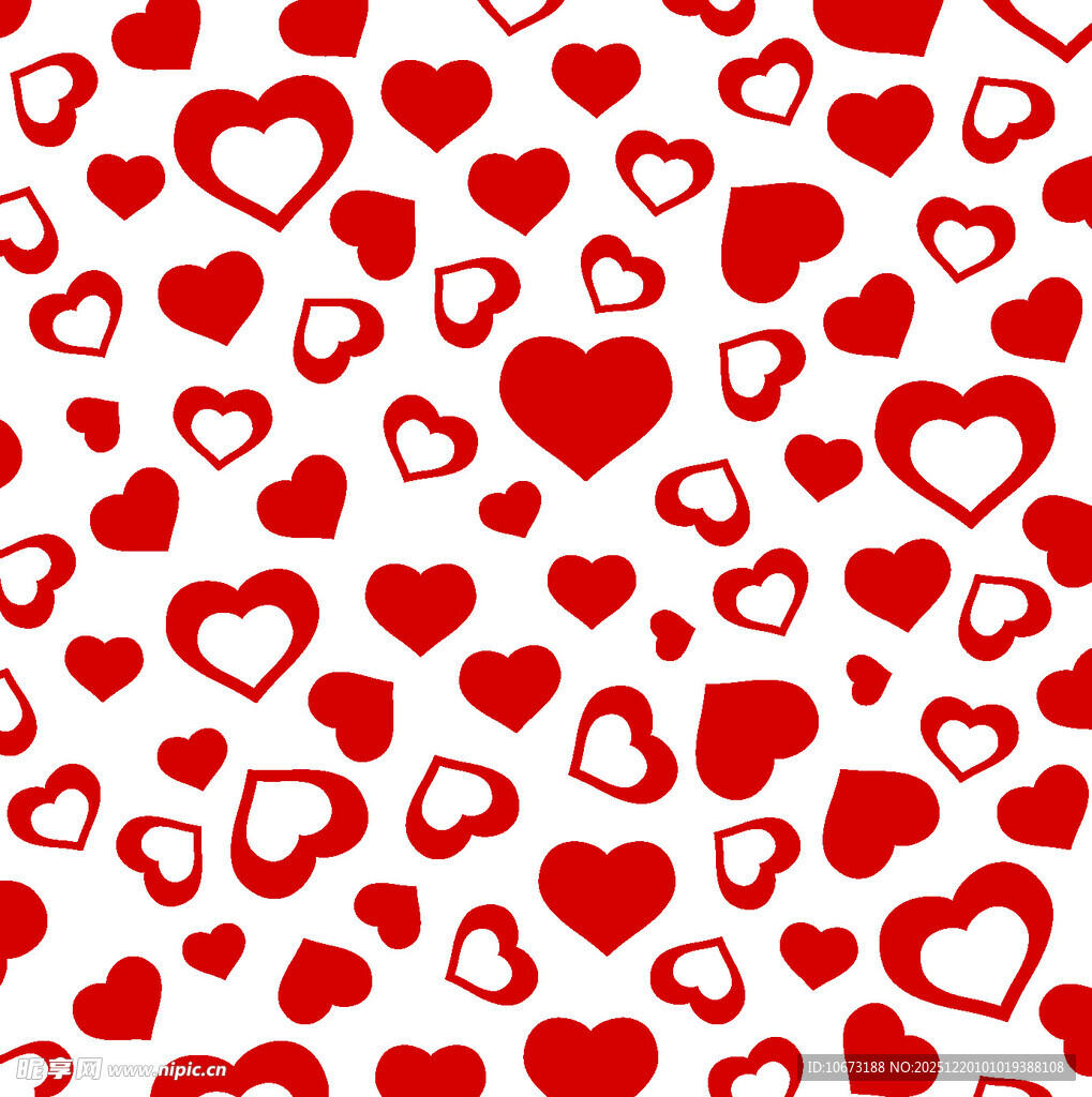 爱心图案背景
