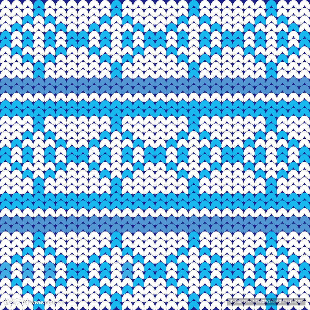 蓝白针织图案纹理