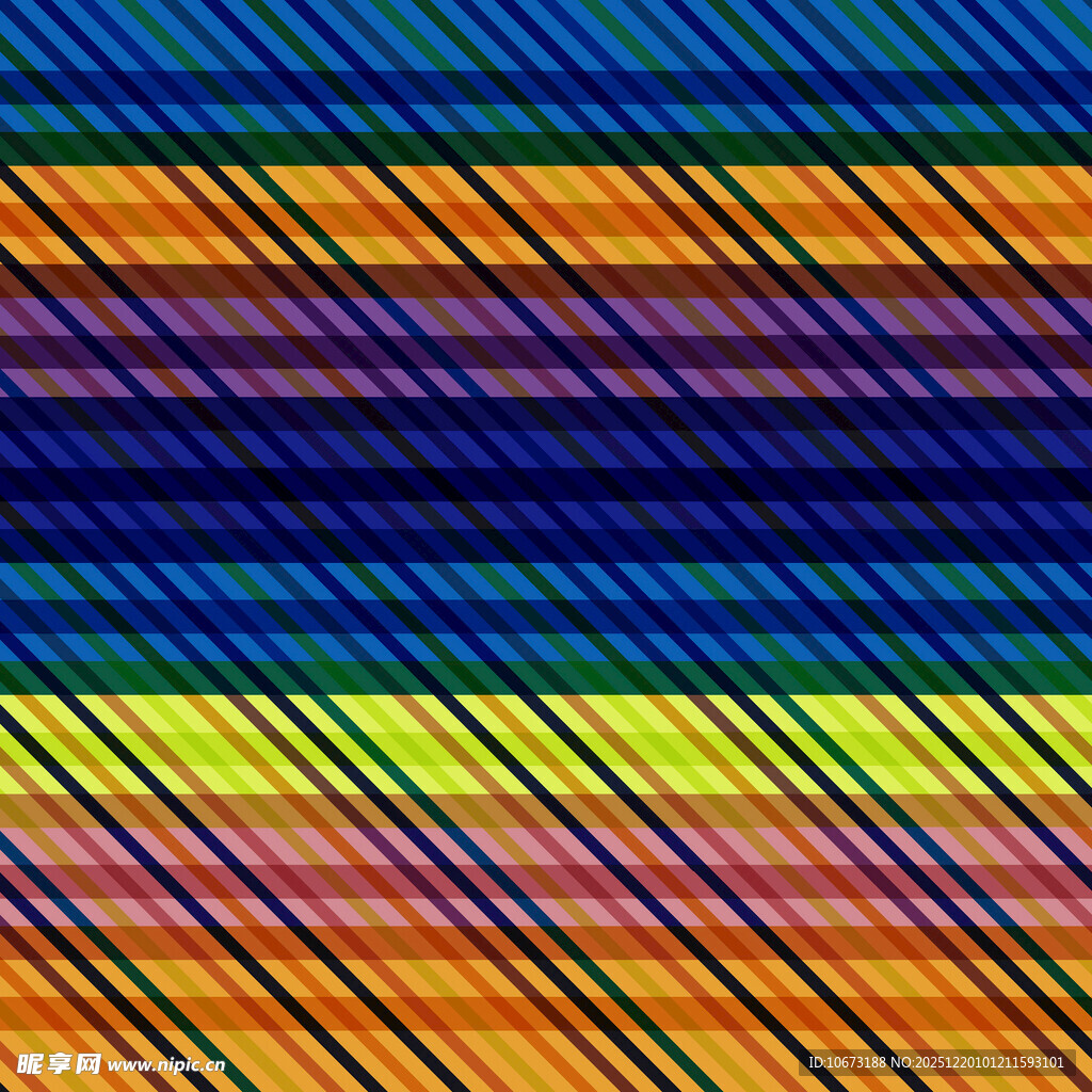 多彩斜纹条纹图案背景