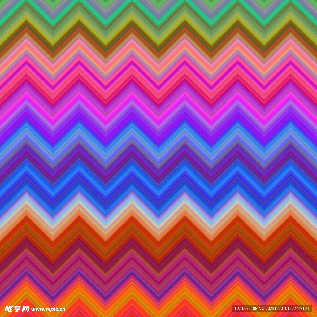 多彩锯齿形图案纹理背景