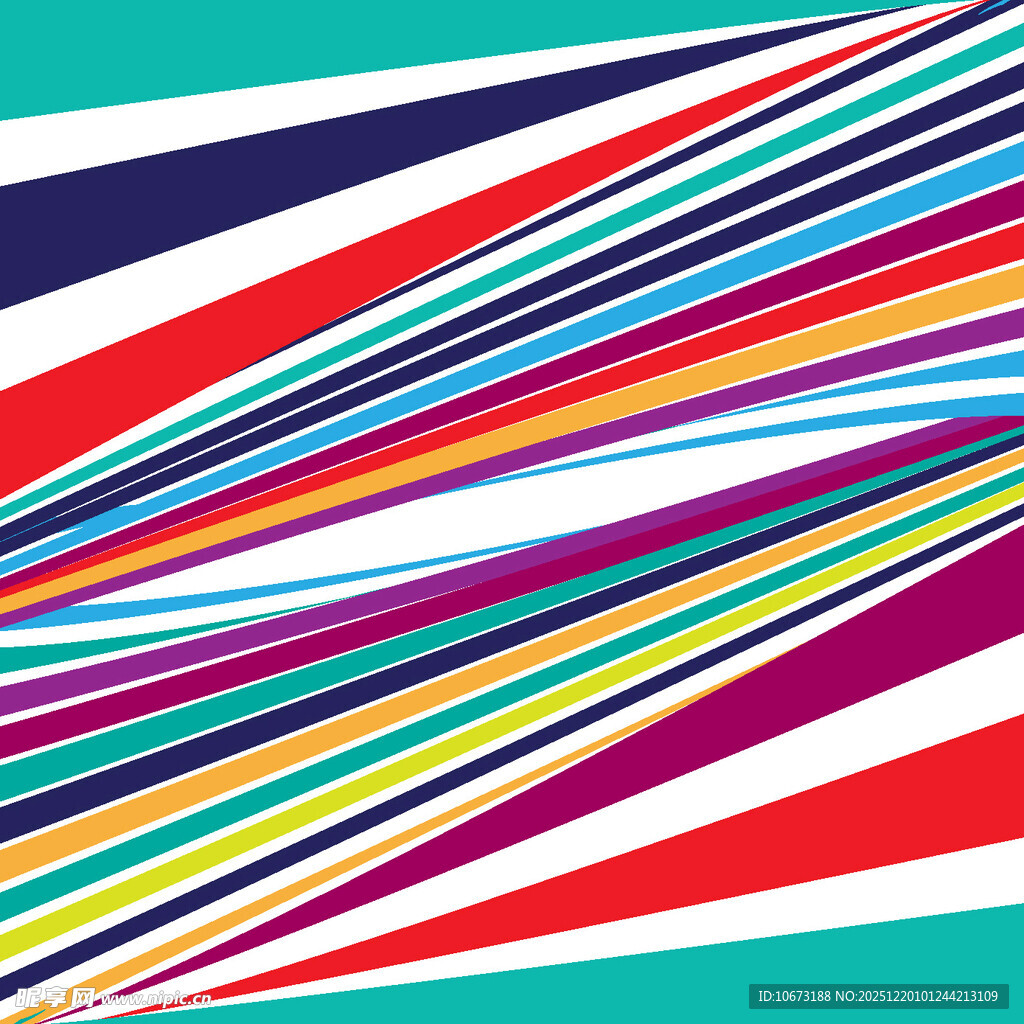 多彩线条抽象背景图案